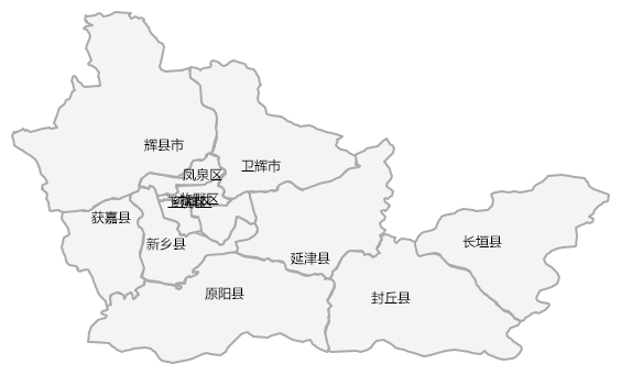 河南省新乡地区政区图图片